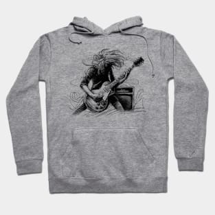 Rock Star Guitarist Concert Tee | Classic Electric Guitar Hoodie